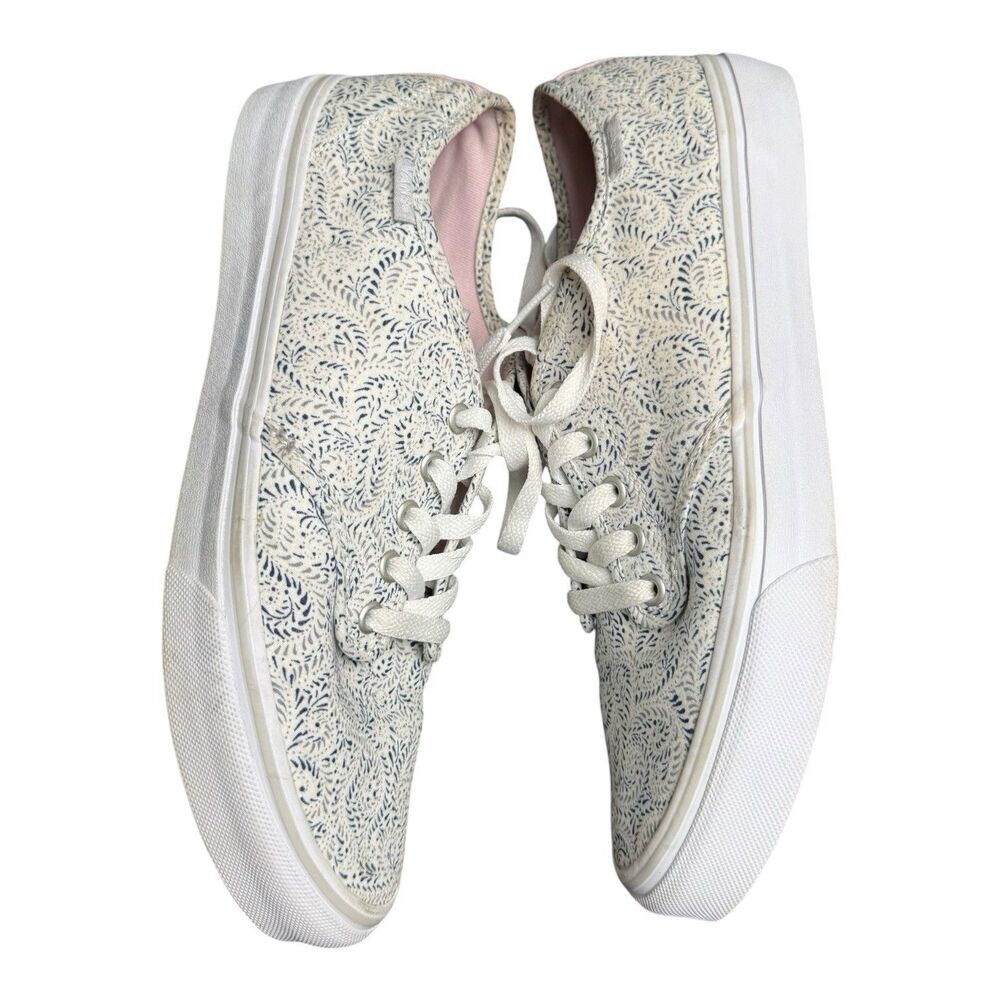 Vans Off The Wall Paisley Low Top Canvas Paisley Casual Sneaker Women Size 10 - Picture 6 of 8